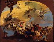 Giovanni Battista Tiepolo Triunfo das Artes oil painting